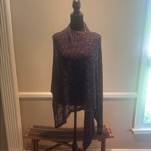 Coldwater Creek Deep Purple Cape